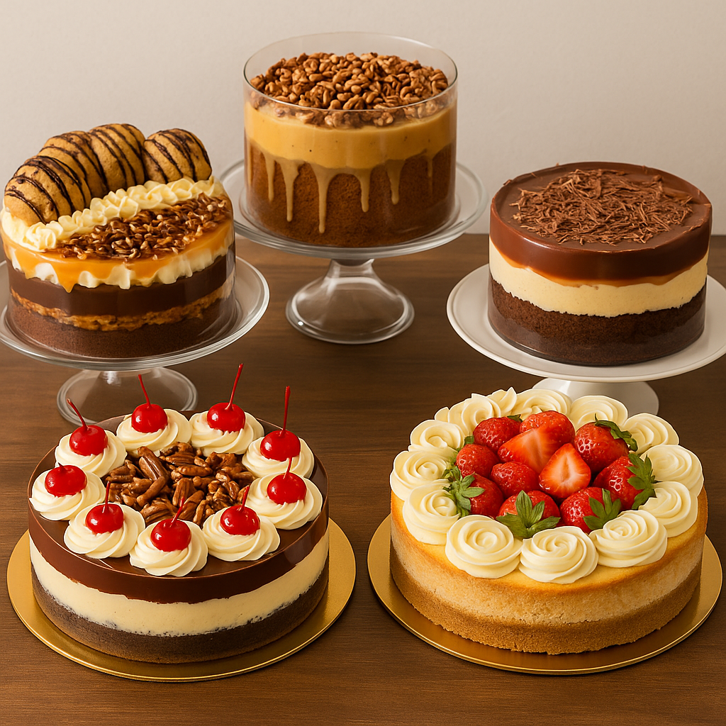 Custom celebration cake with clean frosting and simple décor